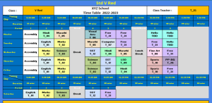 School Timetable